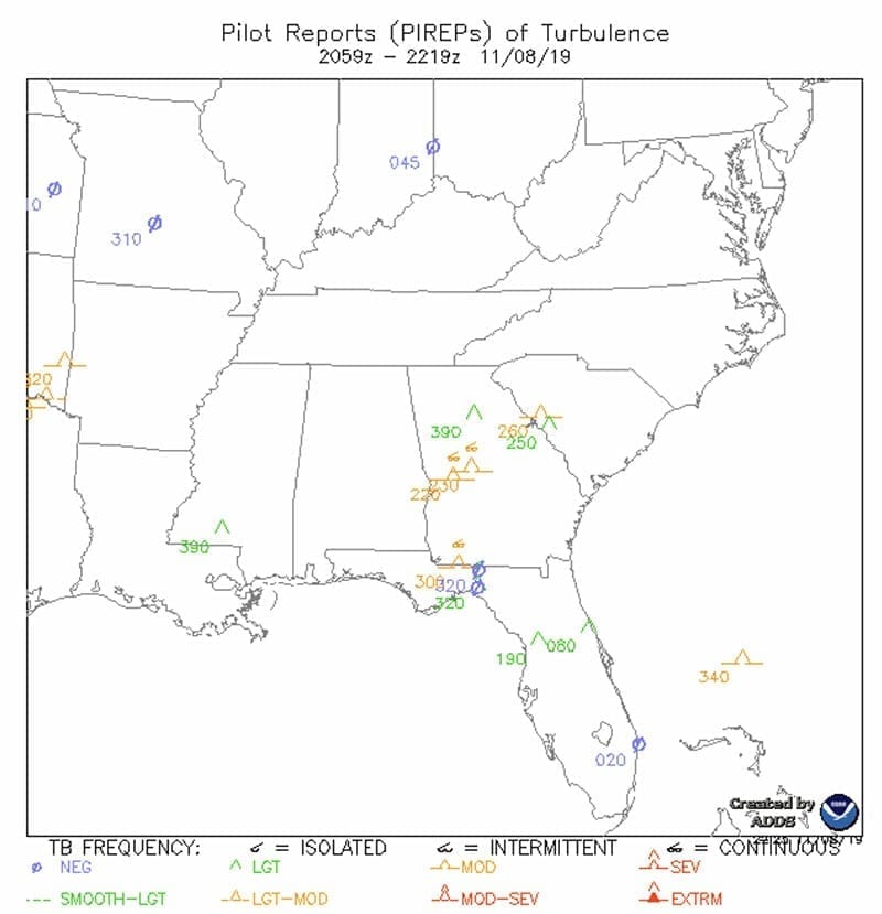 Go or No Go: rain over Florida : Air Facts Journal