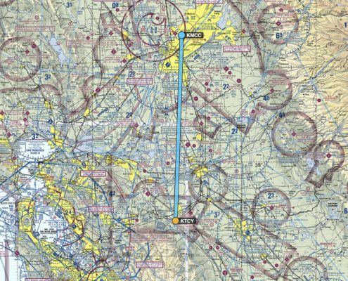 Map of route